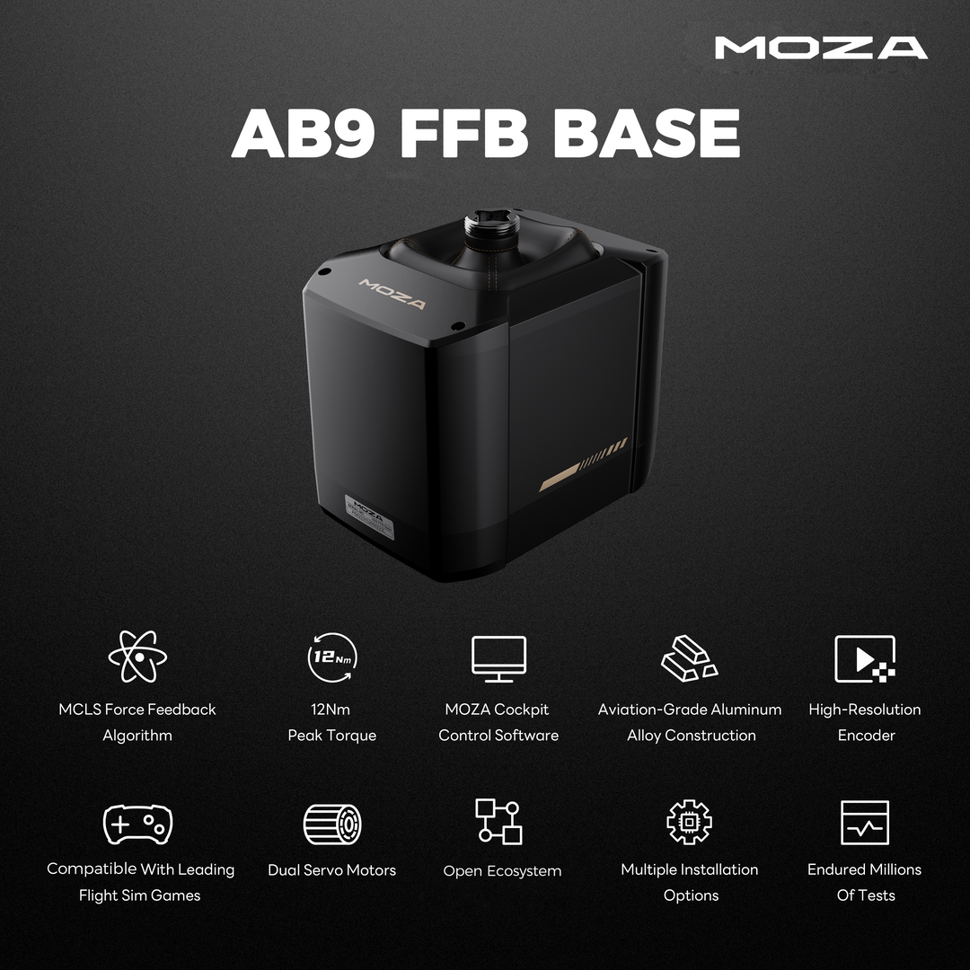 Moza Racing Flight Sim AB9 Base