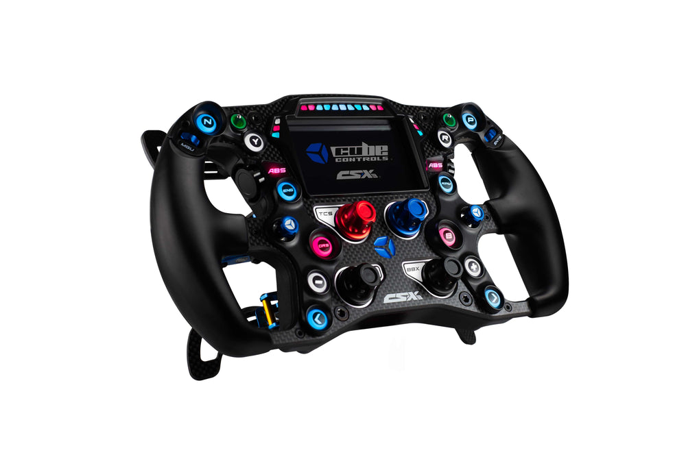 CSX-3 Sim Racing Steering Wheel [6 Paddles] Right Facing View