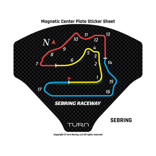 Turn Racing Mag Plate Sticker Sheets