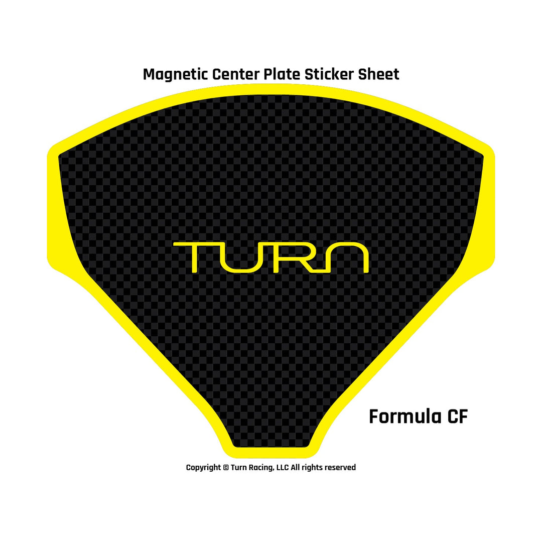 Turn Racing Mag Plate Sticker Sheets