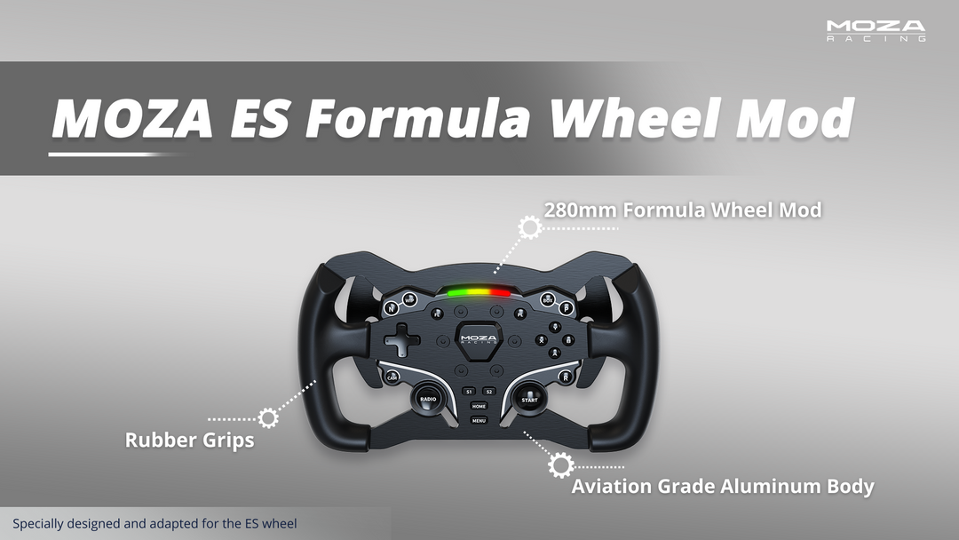 Moza Racing ES Formula Wheel Mod | Apex Sim Racing | USA Stock