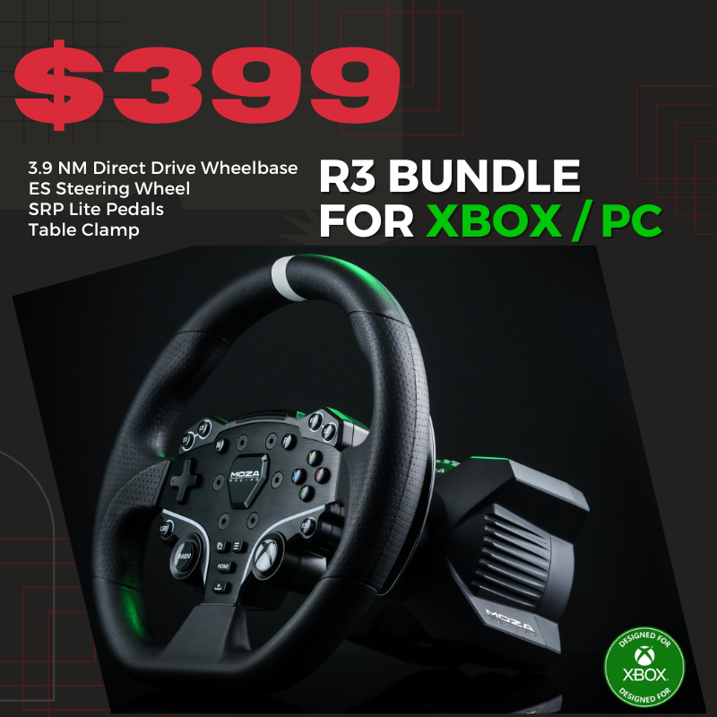 Moza Racing R3 Bundle For Xbox Console Mobile