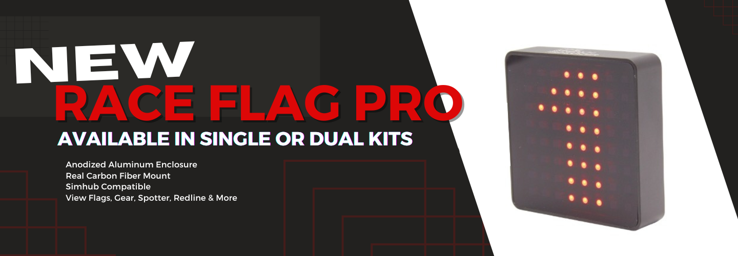 Race Flag Pro for sim racing compatible with simhub