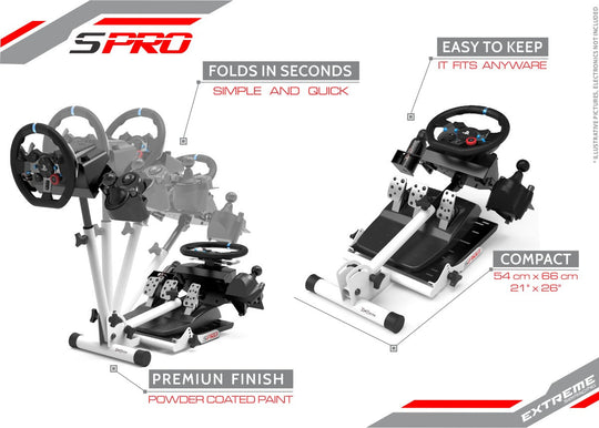 WHEEL STAND  WHITE EDITION SPRO