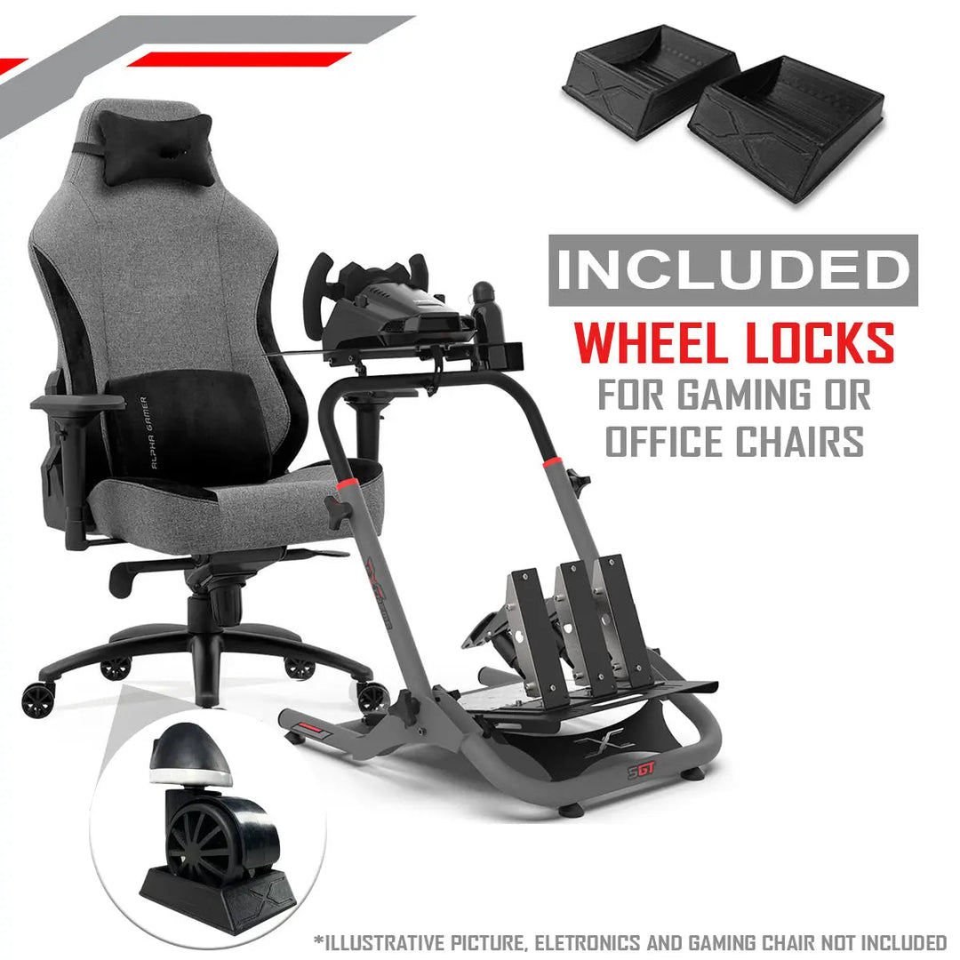 WHEEL STAND SGT NARDO GRAY EDITION (WHEEL LOCKS INCLUDED)