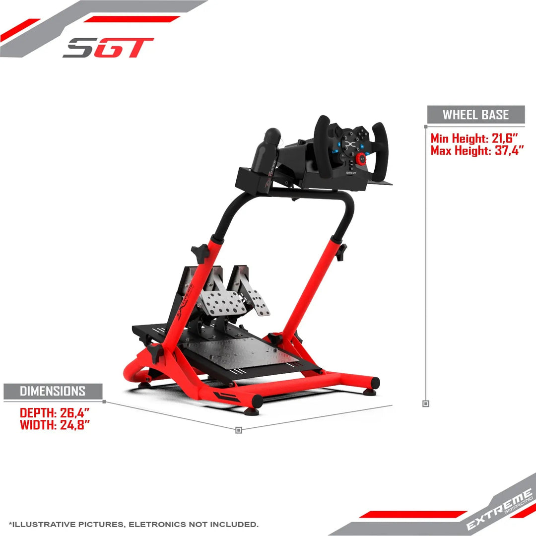 WHEEL STAND SGT RED EDITION (WHEEL LOCKS INCLUDED)