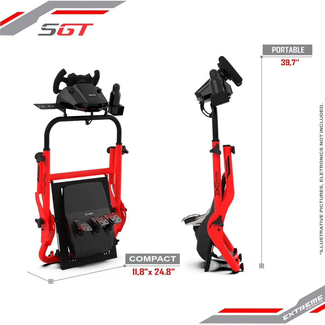 WHEEL STAND SGT RED EDITION (WHEEL LOCKS INCLUDED)