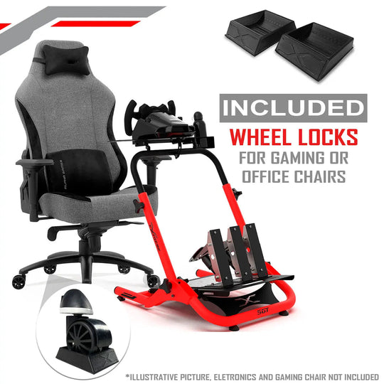 WHEEL STAND SGT RED EDITION (WHEEL LOCKS INCLUDED)