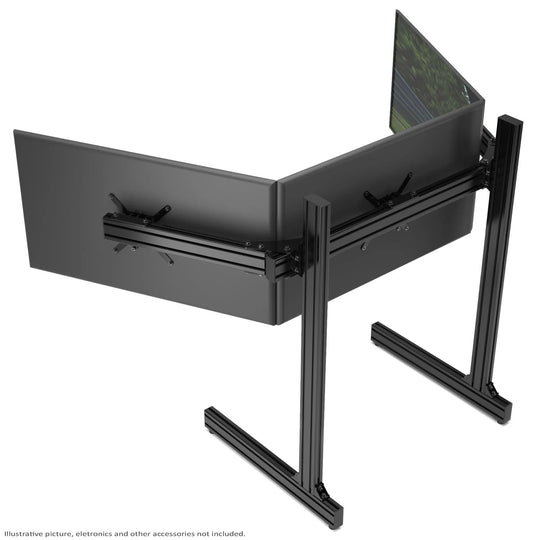 TRIPLE SCREEN ADD-ON FOR ALUMINUM PROFILE TV STAND