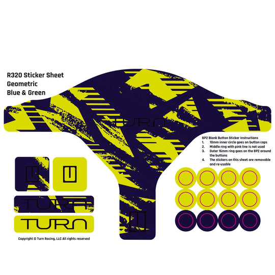 Turn Racing R320 Sticker Sheets