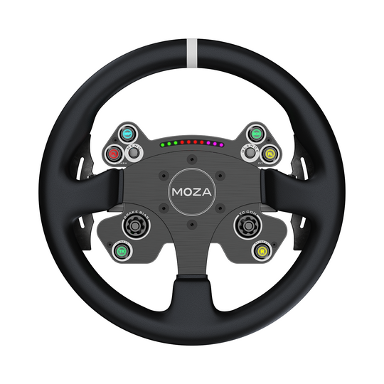 moza racing cs v2p steering wheel front view 