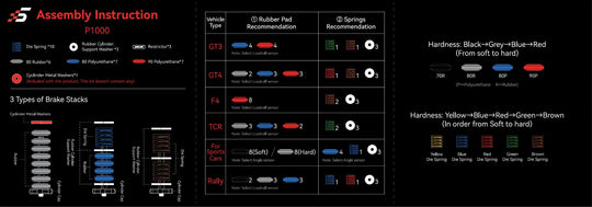 Simagic P1000 Pedal Accessories